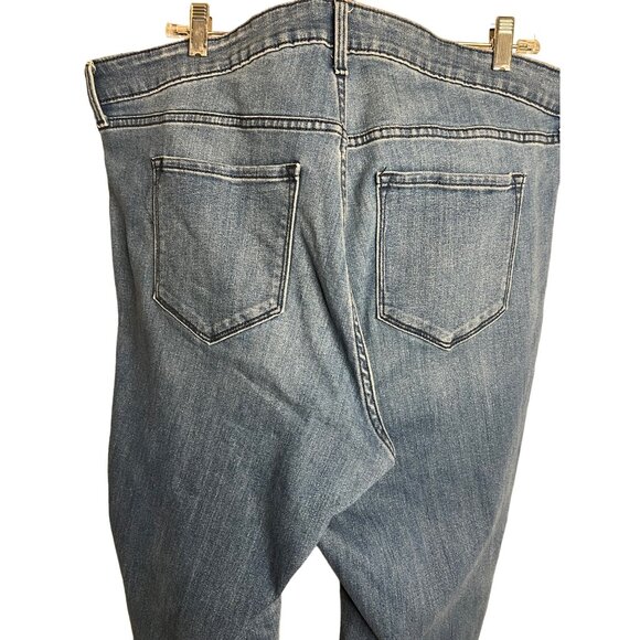Old Navy women’s jeans plus size 20 high-rise blue stretch pockets medium wash - Picture 5 of 11